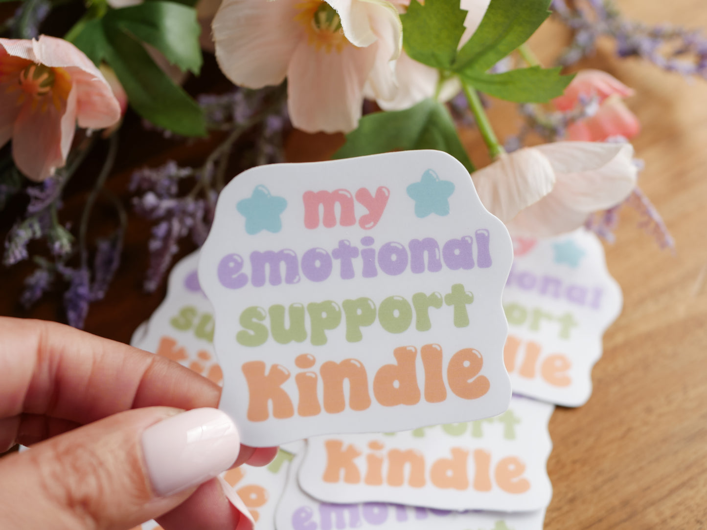 My Emotional Support Kindle Sticker