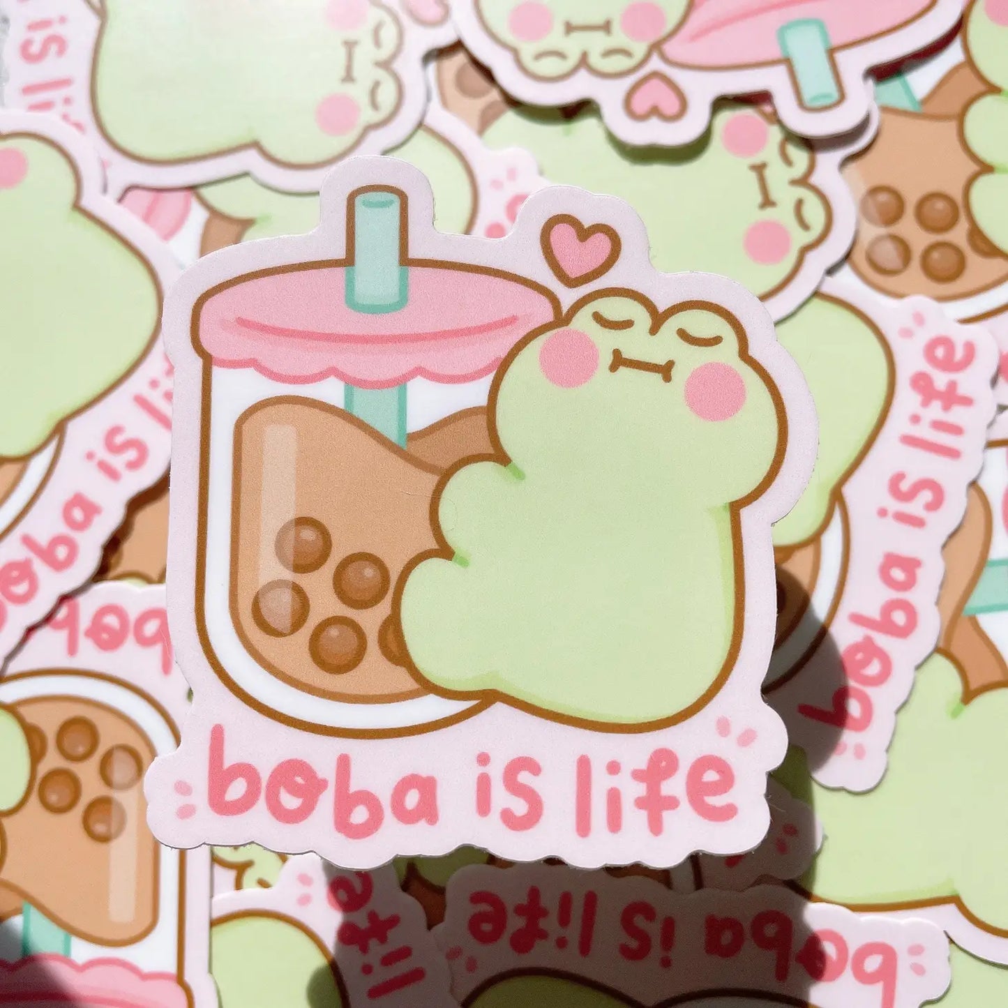 Boba is Life Frog Sticker - @stickyriceco