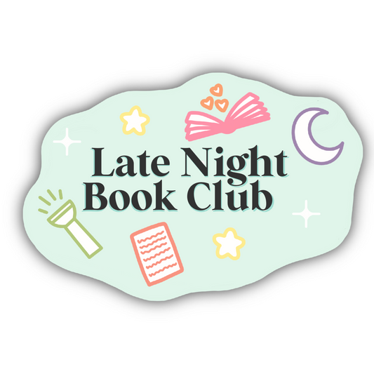 Late Night Book Club Sticker